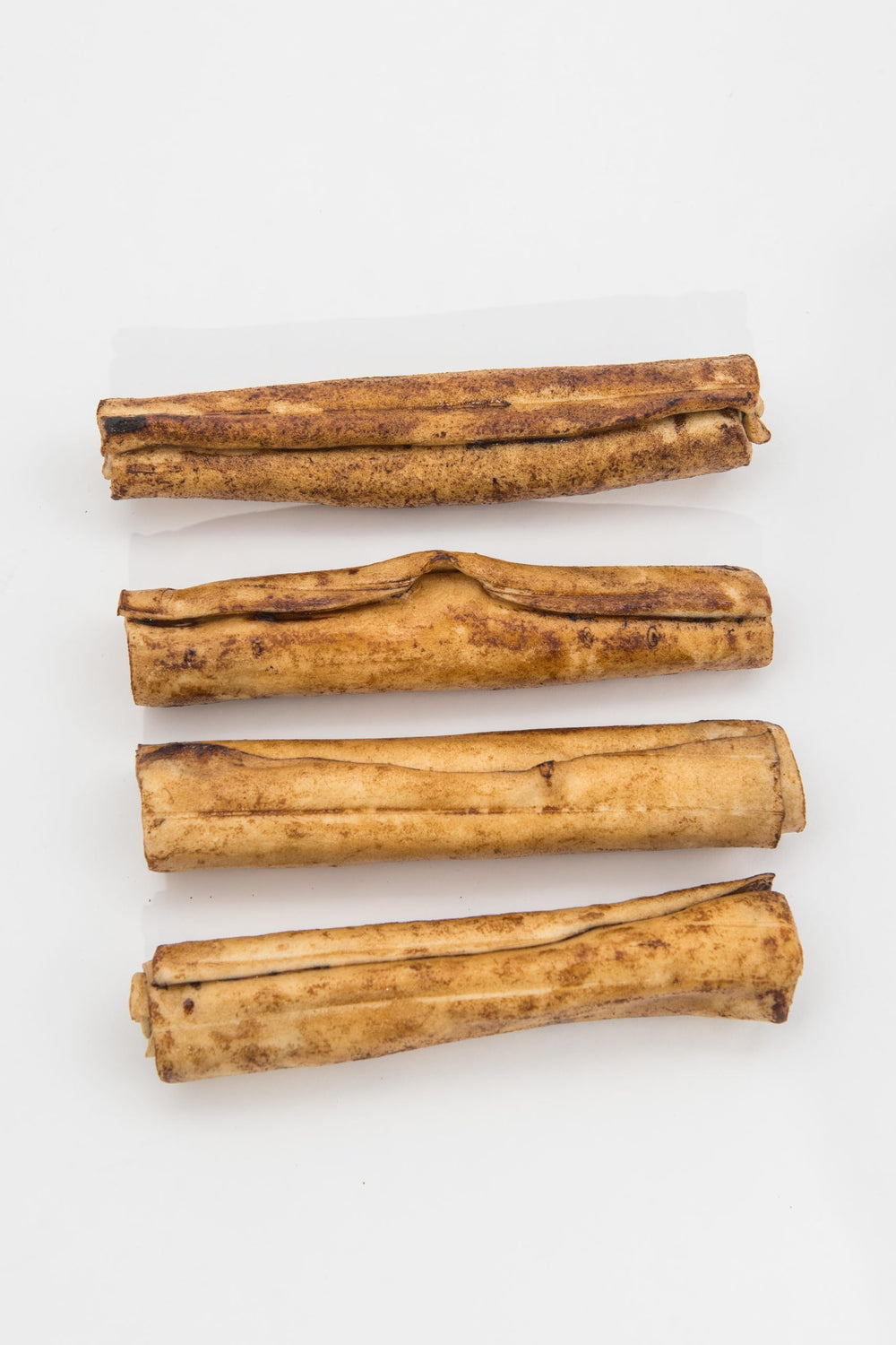 Frankly peanut butter beef chew roll dog-chew shot showing satisfying chew during playtime.