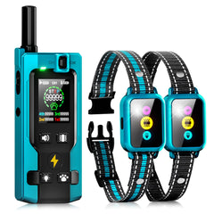 Frayo dog shock collar step-counter display shows training progress and activity