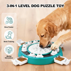 Freedoggi dog puzzle with mental stimulation modes supports curiosity and brain engagement.