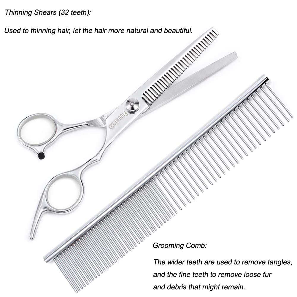 Freewindo dog nail clippers with guard prevent over trimming