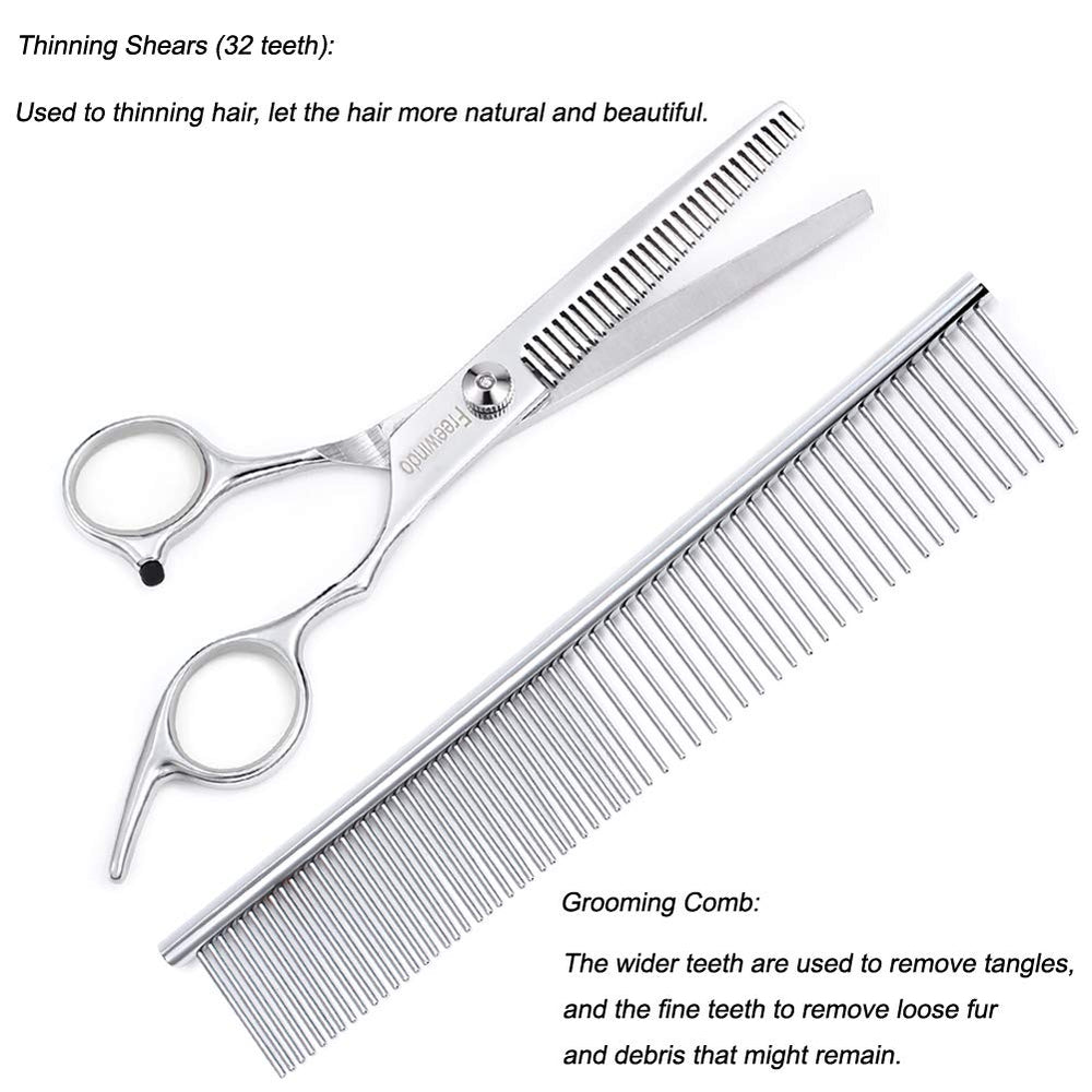 Freewindo dog nail clippers with guard prevent over trimming