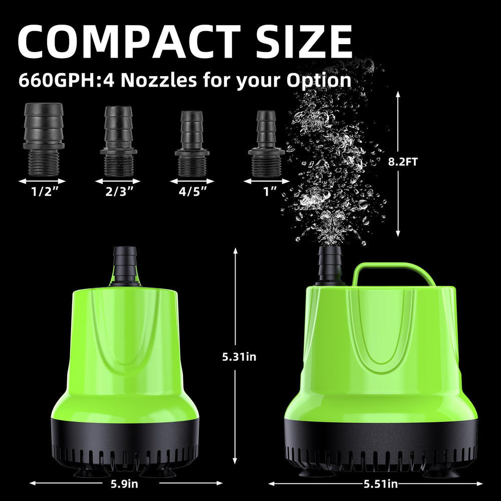 FREESEA pump with 360-degree filter for thorough water circulation and debris removal.