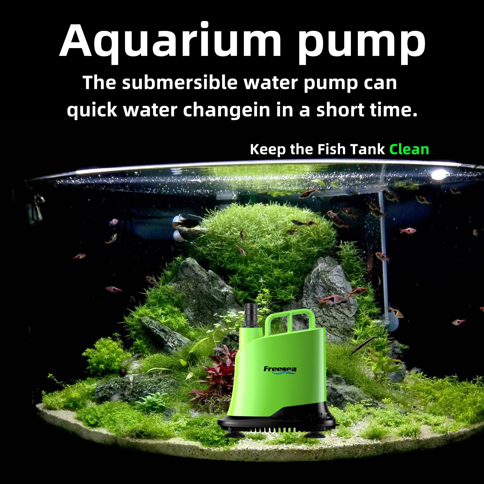FREESEA adjustable-flow 700 GPH supports customizable water pressure.