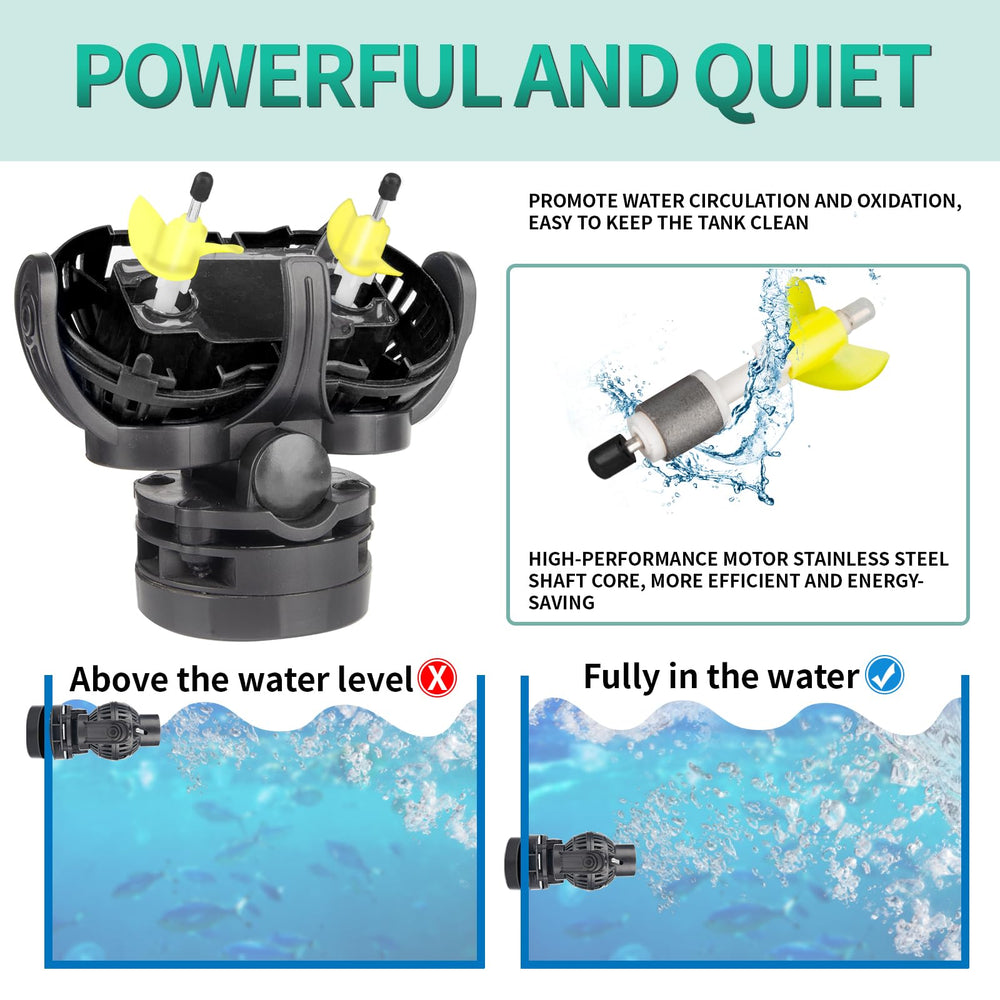 FreeSea adjustable flow rings protect baby fish and corals during flow adjustments.