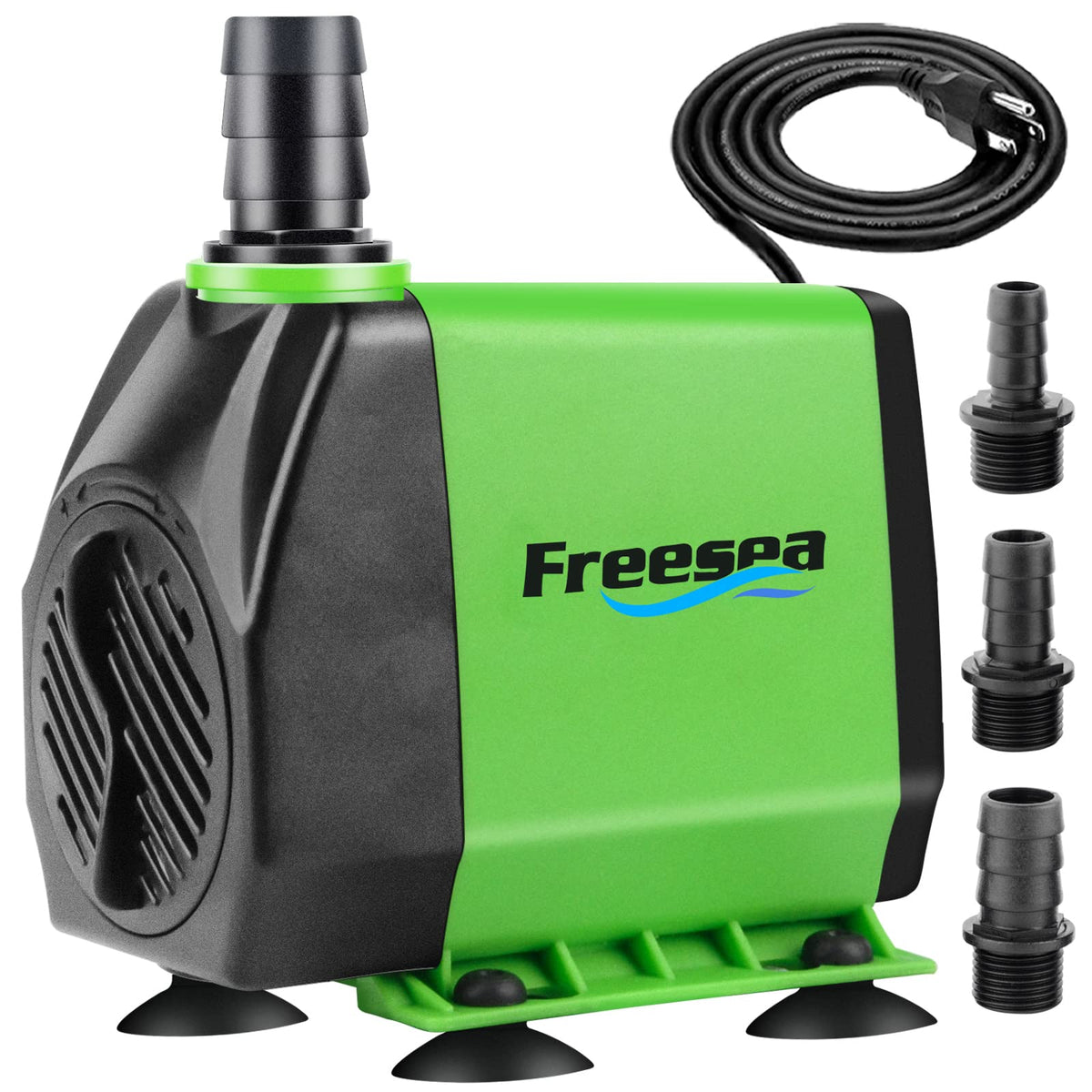 Freesea fountain submersible pump 800gph boosts fountain flow for vibrant water displays.