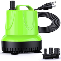 FREESEA fountain submersible pump top view highlighting compact size for tight spaces.
