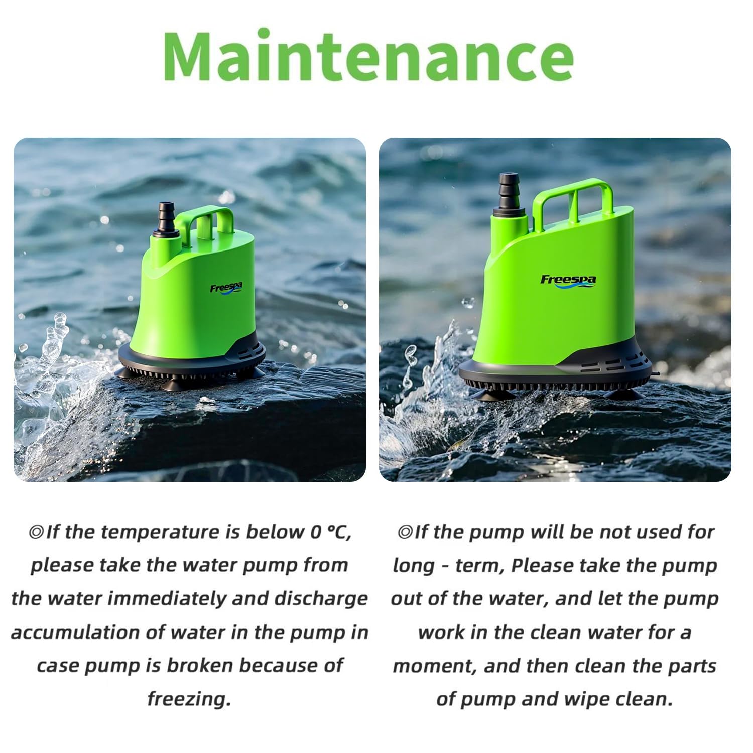 FREESEA four-nozzle-set enables easy installation in various setups.