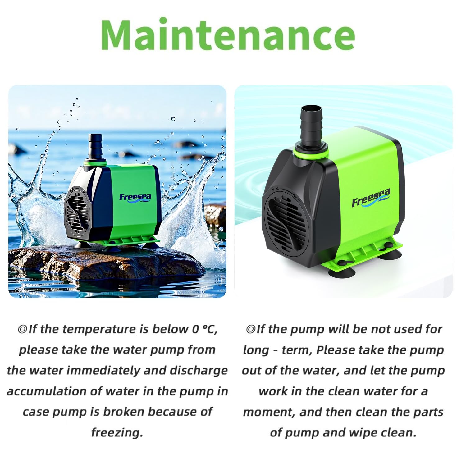 Freesea outdoor waterfall setup showcases durable, reliable water circulation outdoors.