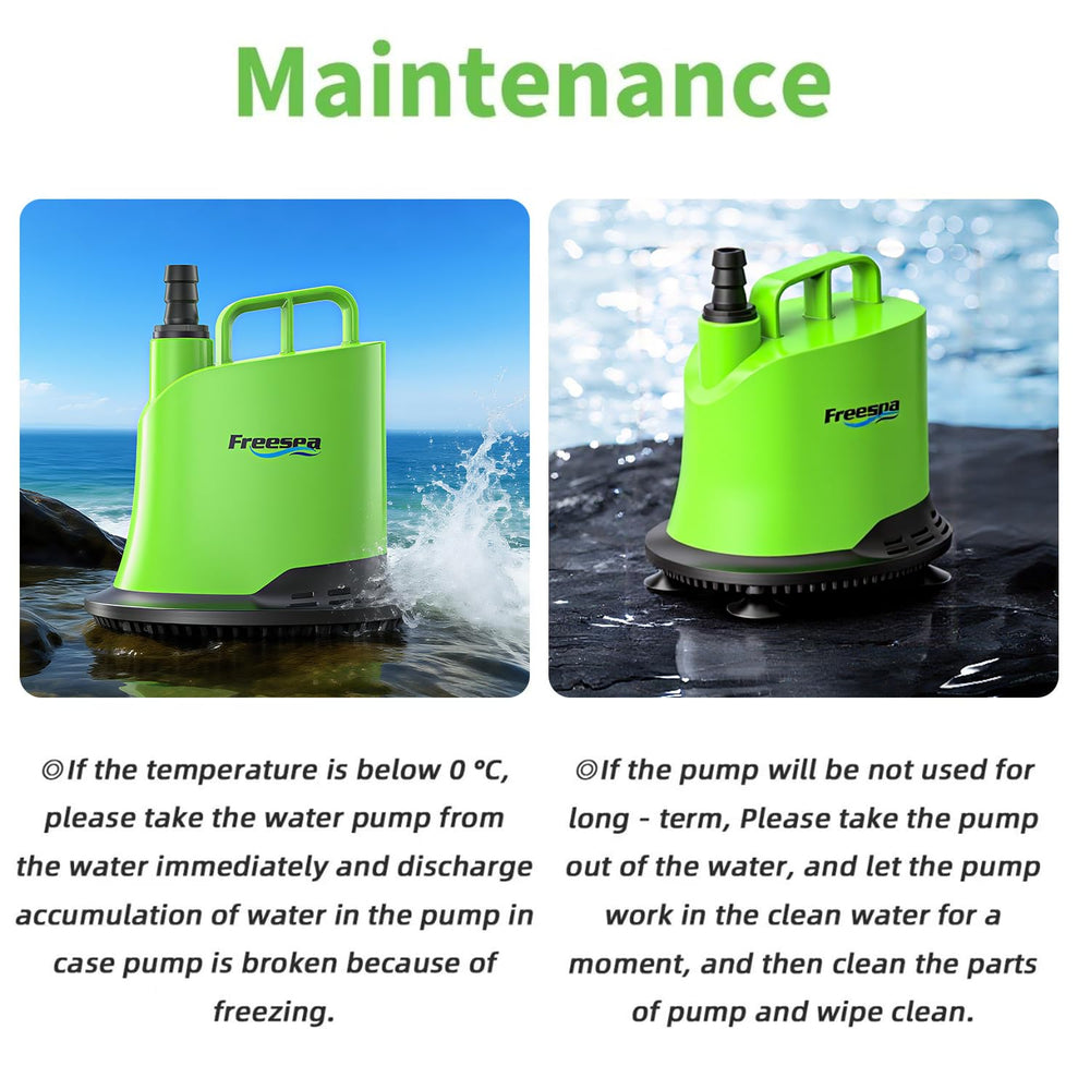 FREESEA includes 5 ft cord, 6.6 ft hose, four nozzles for installation flexibility