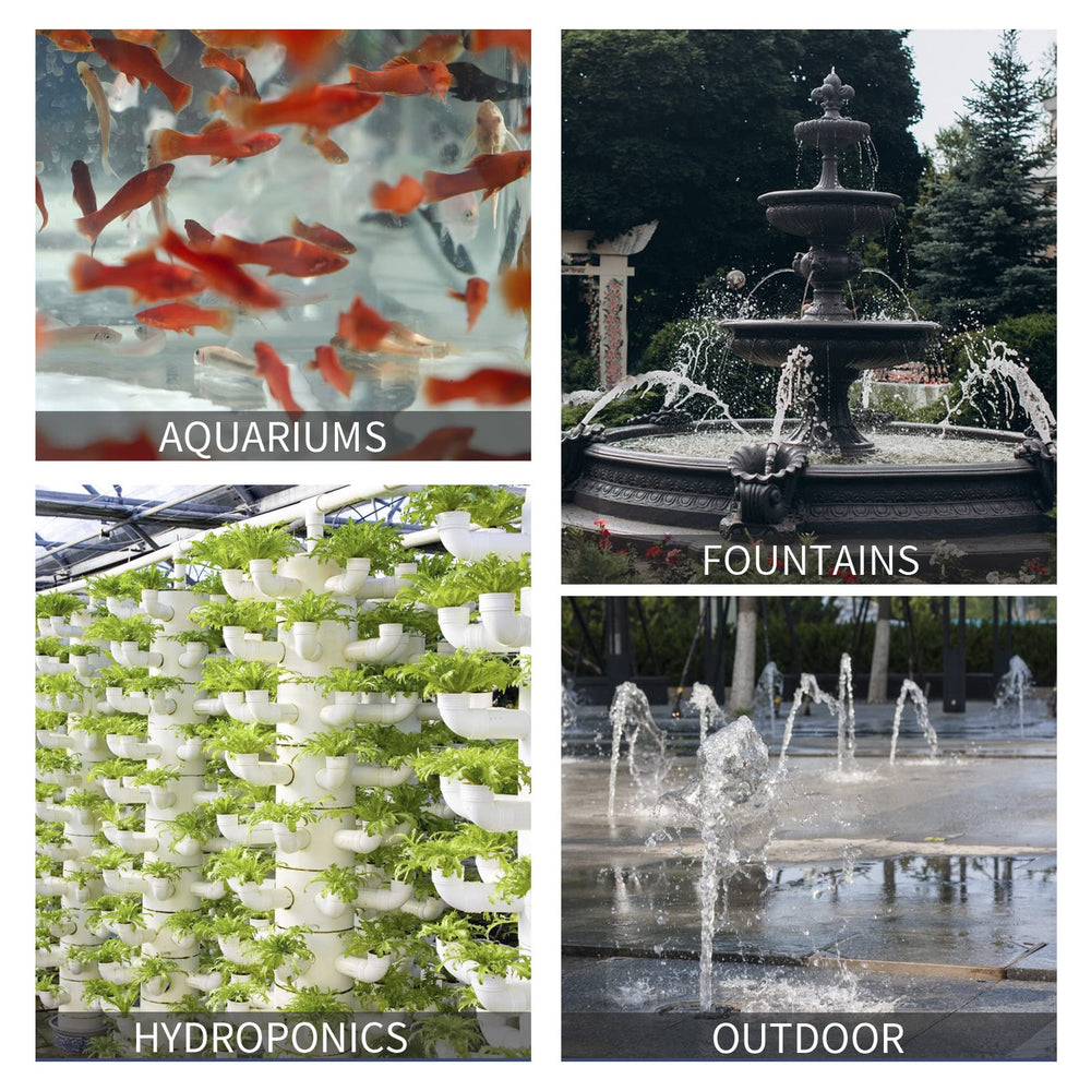 FREESEA pump elevates water up to 10ft for dramatic waterfalls