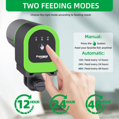 FREESEA top opening demonstrates easy refills during feeding