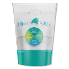Fresh Aires Silica Crystal Cat Litter unscented 6lb bag for easy setup and low-dust use