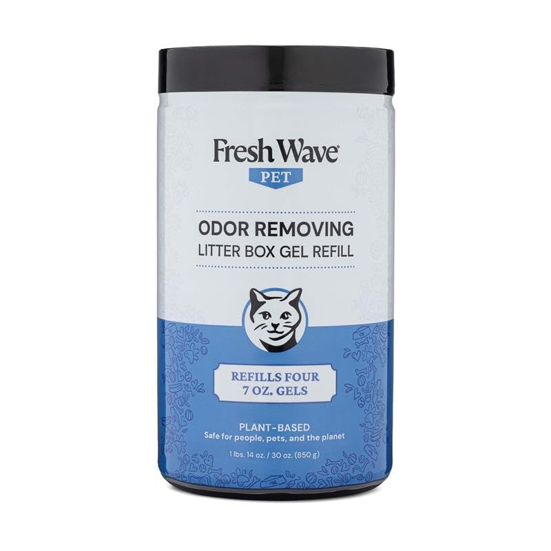 Fresh Wave odor removing litter box jumbo gel jar neutralizing strong odors