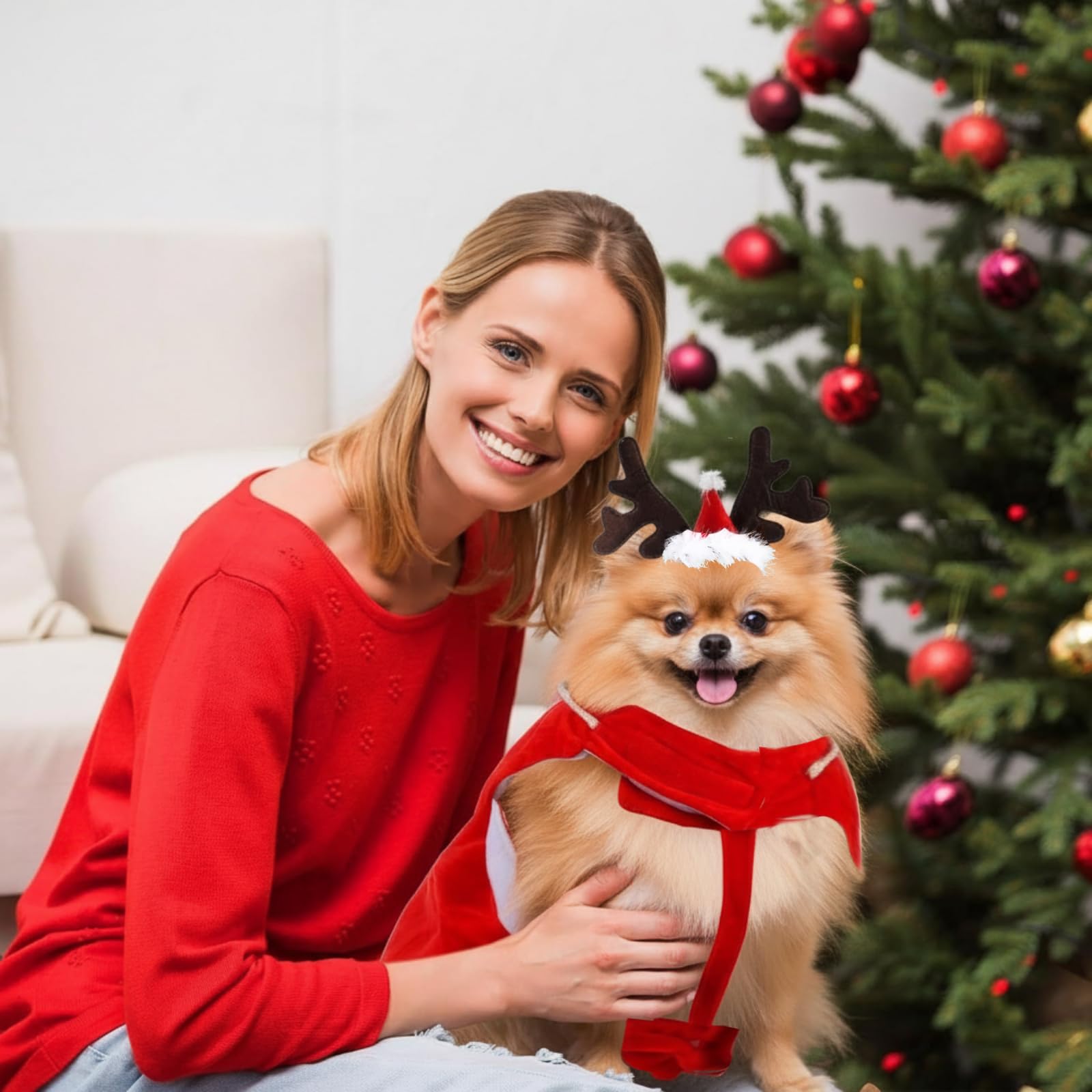 Frienda Christmas pet costume packaging showcases gift-ready presentation.