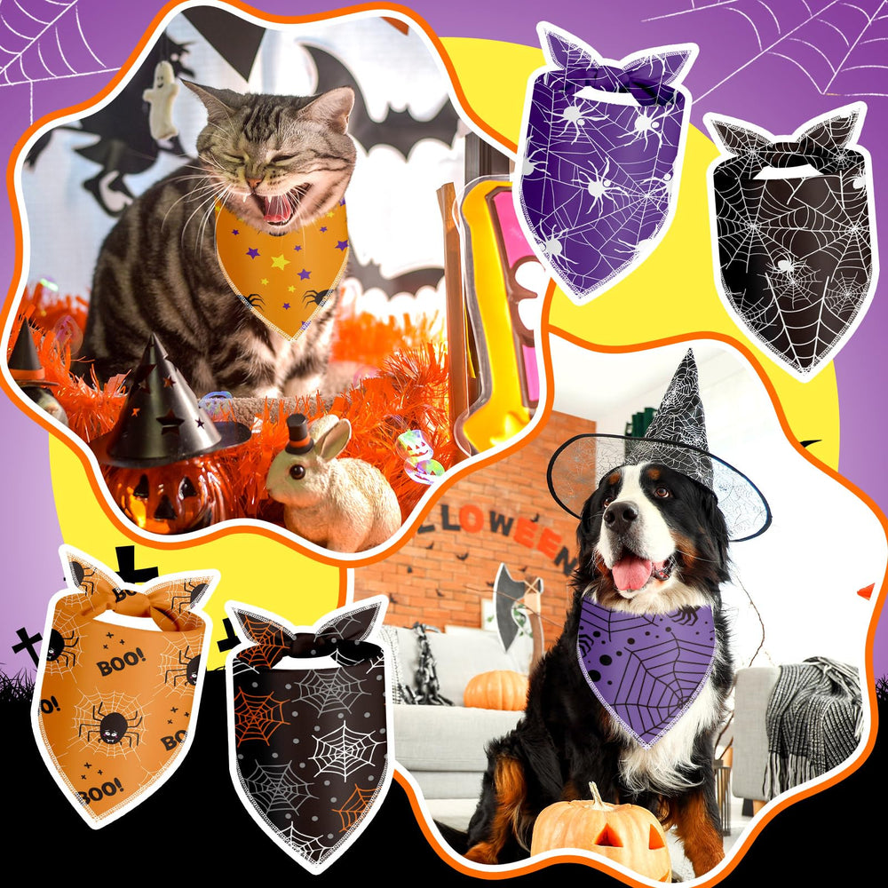 Frienda soft polyester triangle dog bandana closeup