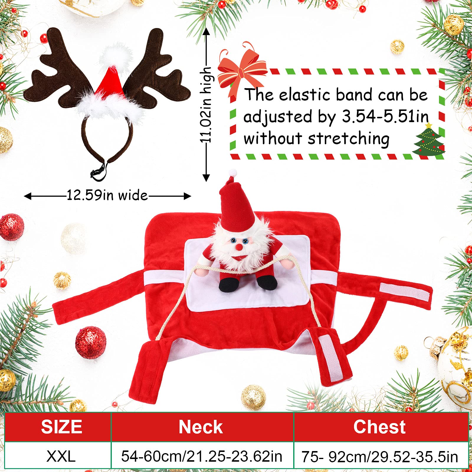 Frienda reindeer antler headband closeup demonstrates comfortable elastic design.