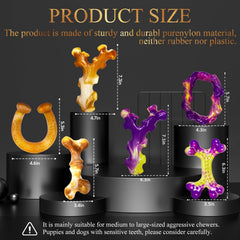 Frienhund iconic bone design for easy pickup and satisfying chewing in large dogs