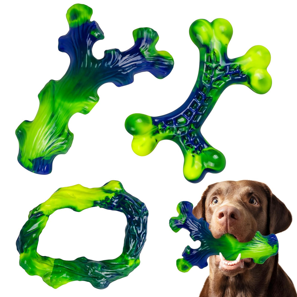 Frienhund indestructible nylon chew toy bone — front view for long-lasting chew sessions.
