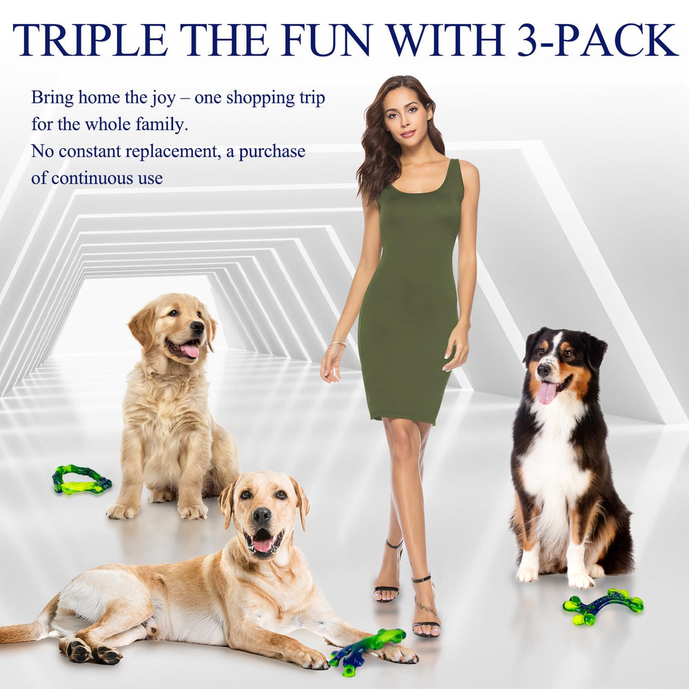 Frienhund indestructible nylon chew toy peanut butter slot — flavor attraction boosts engagement.