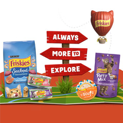 Friskies Lil' Gravies dry-food-topper boosts texture and flavor.