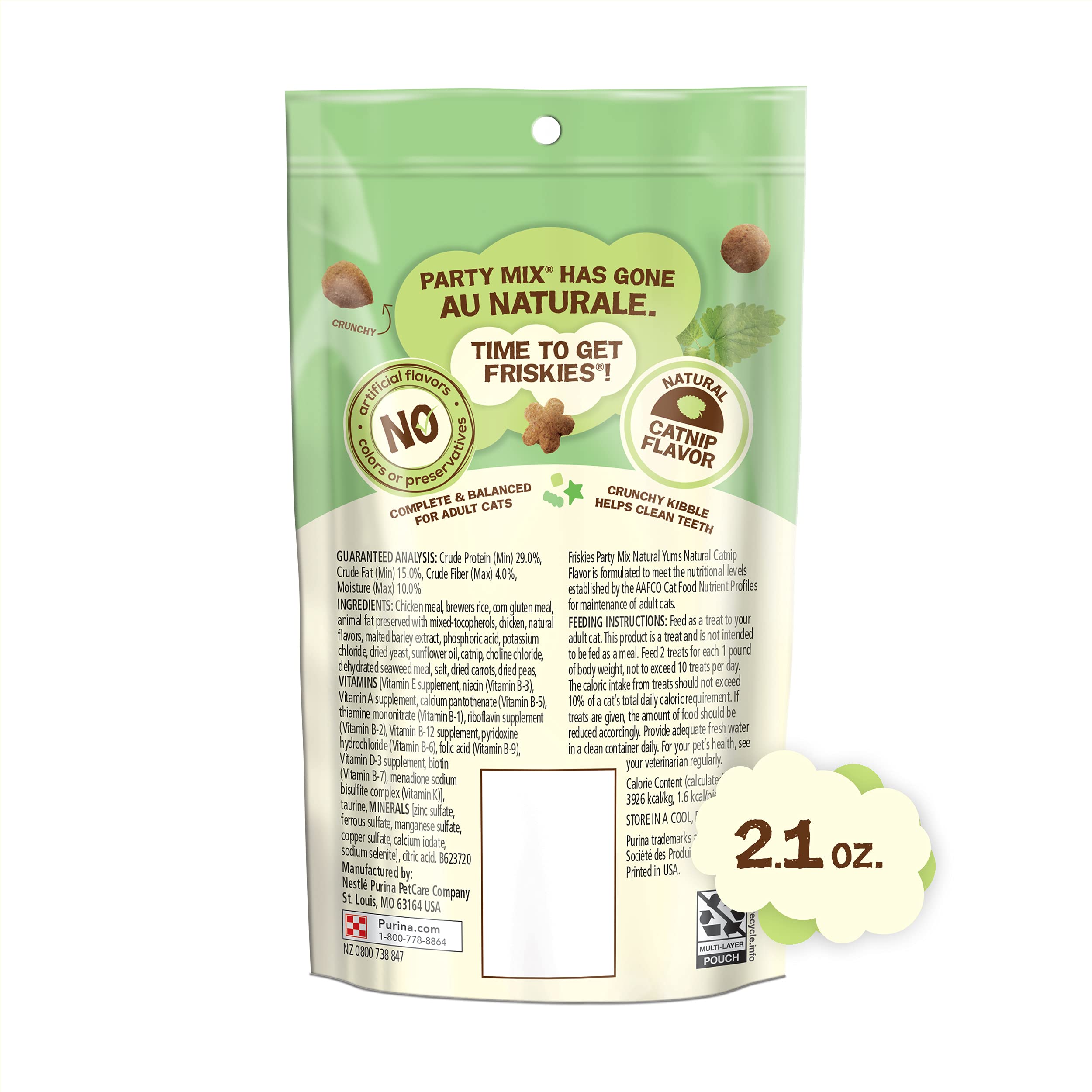 Friskies no artificial colors flavors or preservatives – clean ingredient promise
