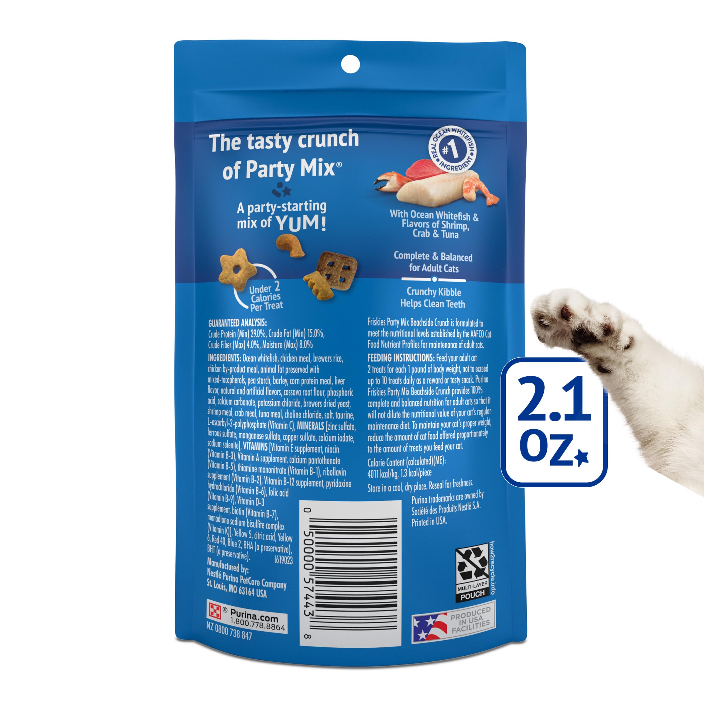 Friskies Beachside Crunch, fabricado en instalaciones Purina de Estados Unidos.