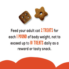 Friskies Party Mix Crunch Mixed Grill treat features savory crunch and playful shapes