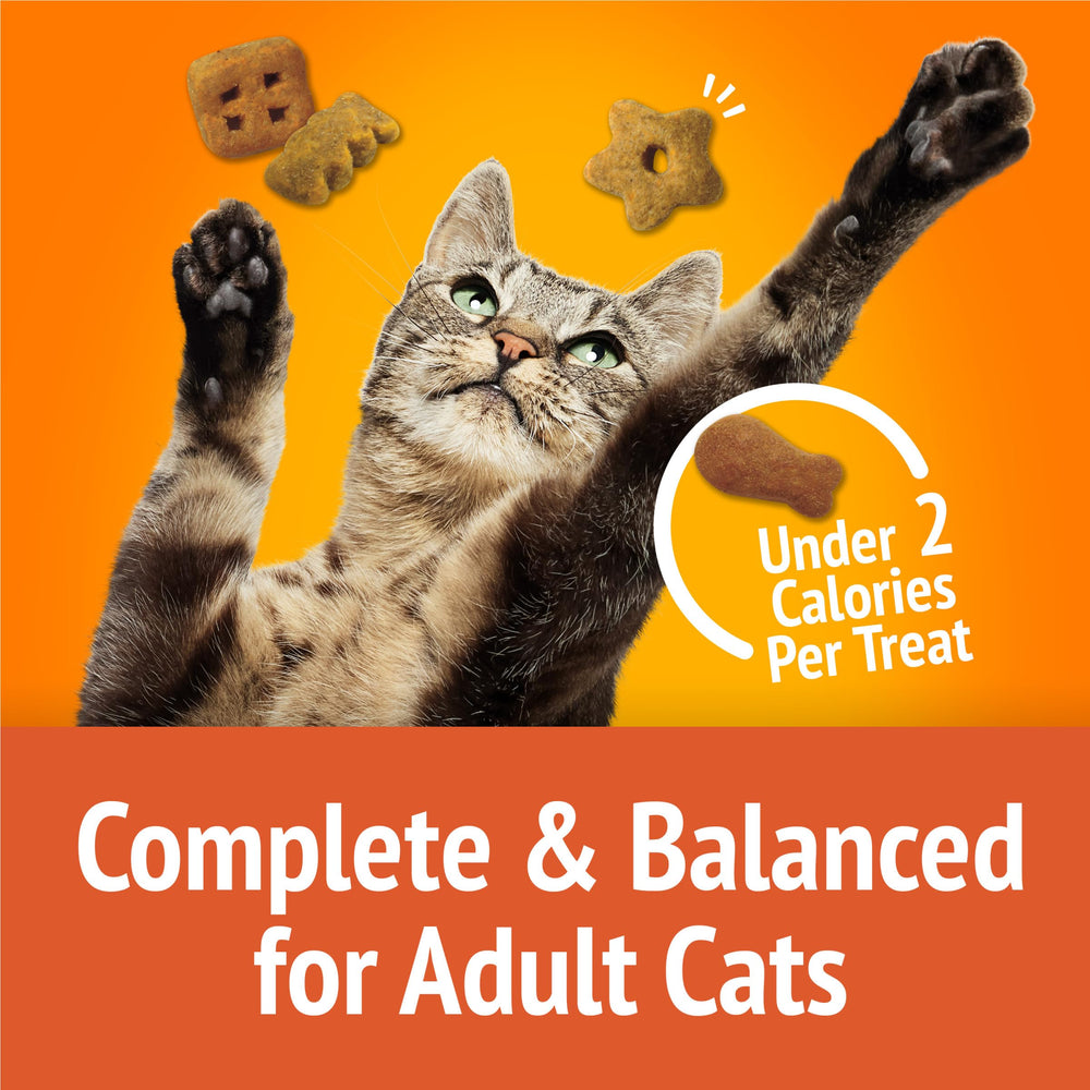 Friskies Party Mix Original Crunch pollo real como ingrediente principal.