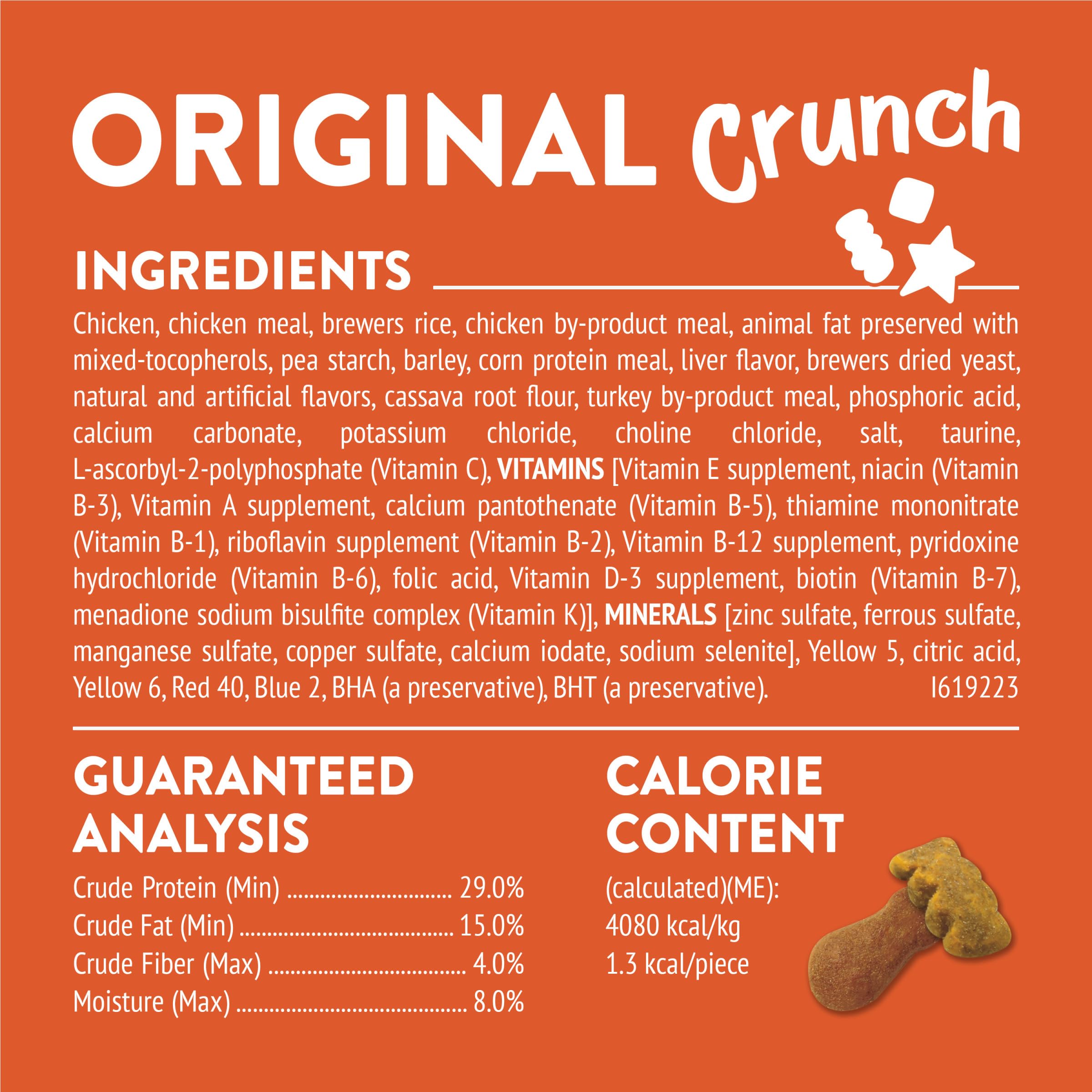 Friskies Party Mix Original Crunch six-ounce pouches provide easy, shareable snacks