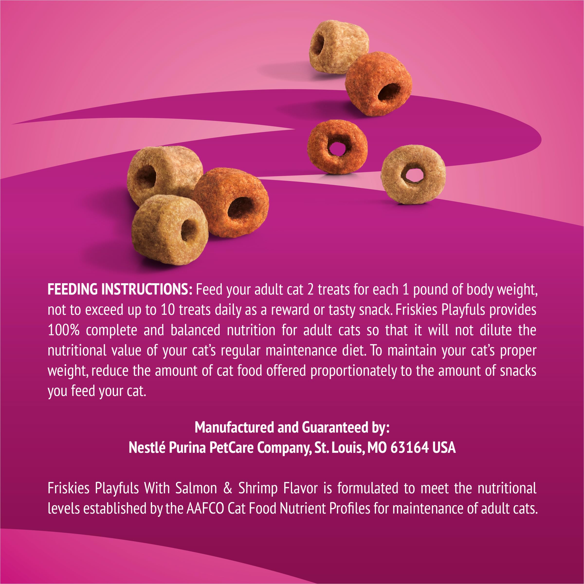 Friskies Playfuls close-up shows crunchy texture ideal for rewards.