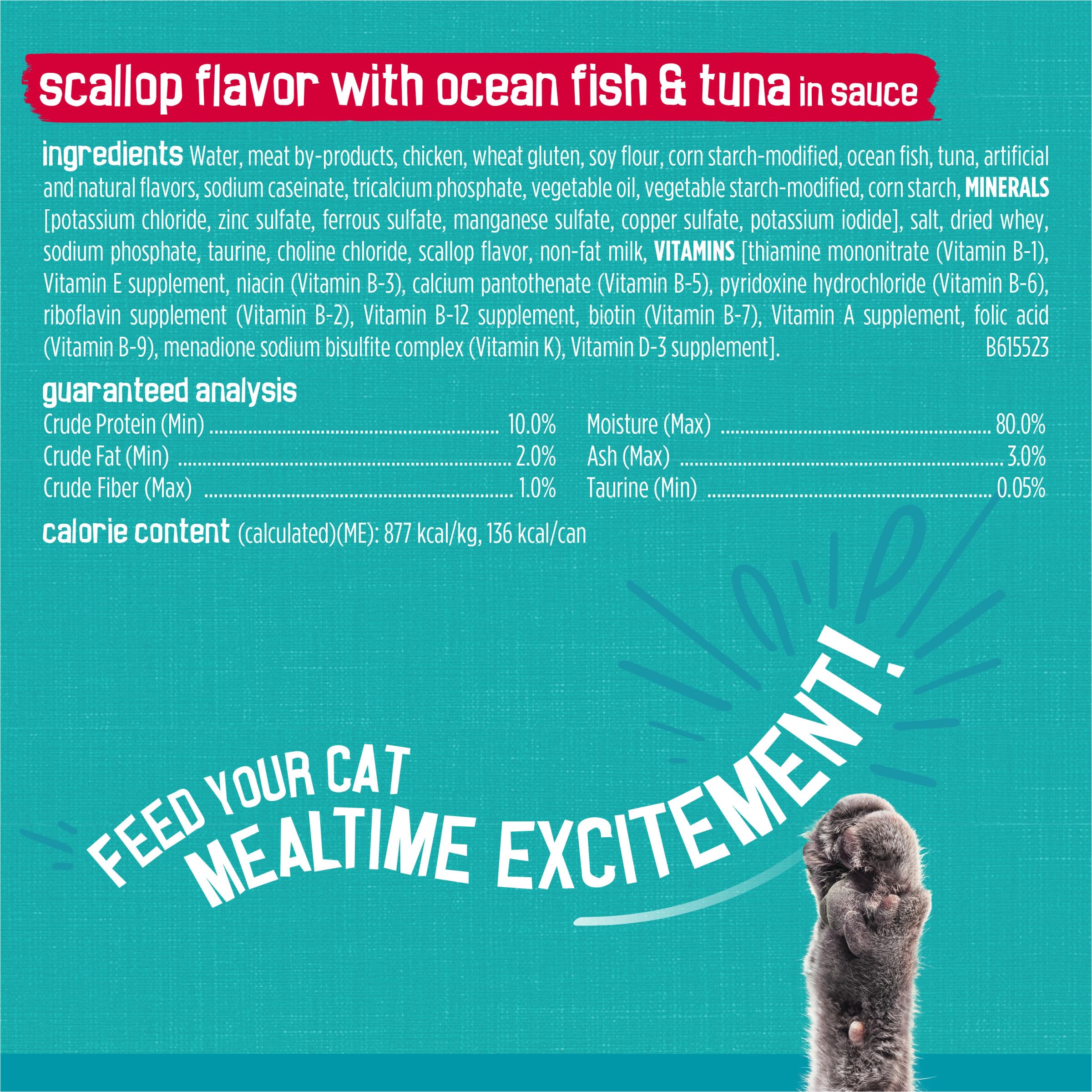 Friskies tender shredded bites close-up illustrating palatable texture