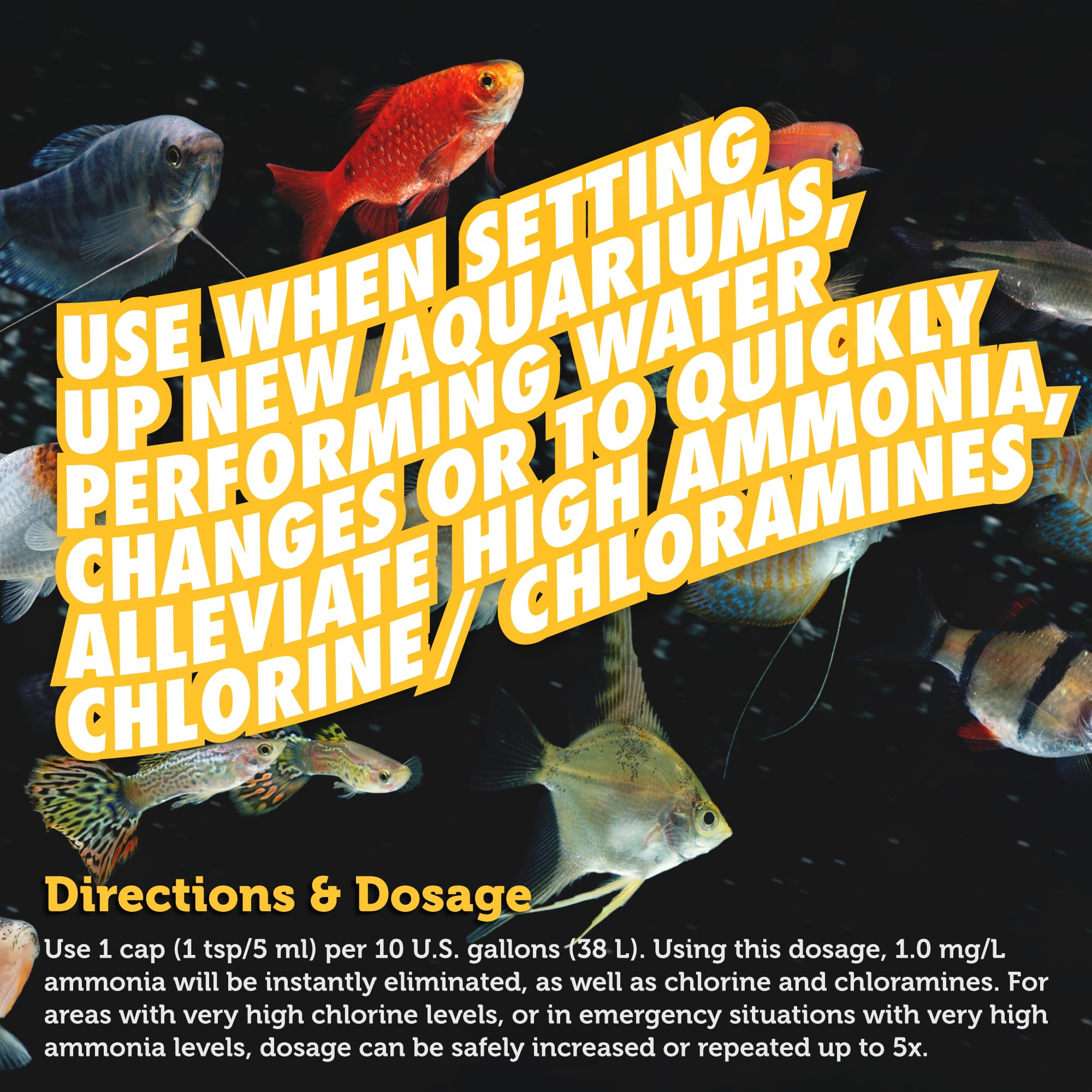 Fritz Aquatics ACCR bottle with label demonstrates versatile use in tanks.