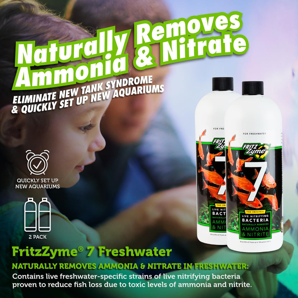 FritzZyme 7 live culture vial ready to inoculate a biofilter