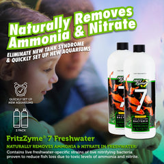 FritzZyme 7 live culture vial ready to inoculate a biofilter