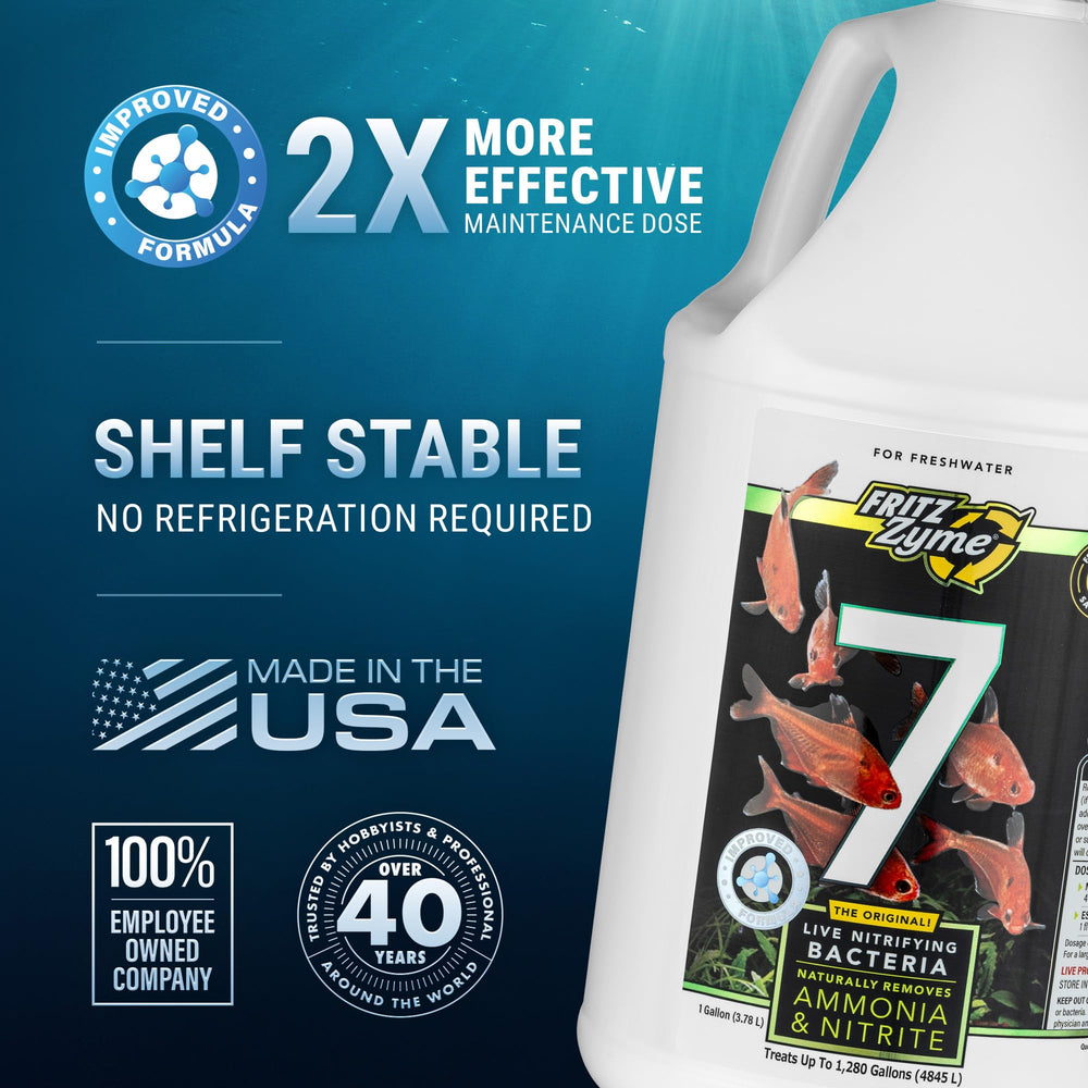 Water clarity and biofilter support with FritzZyme 7 in use.