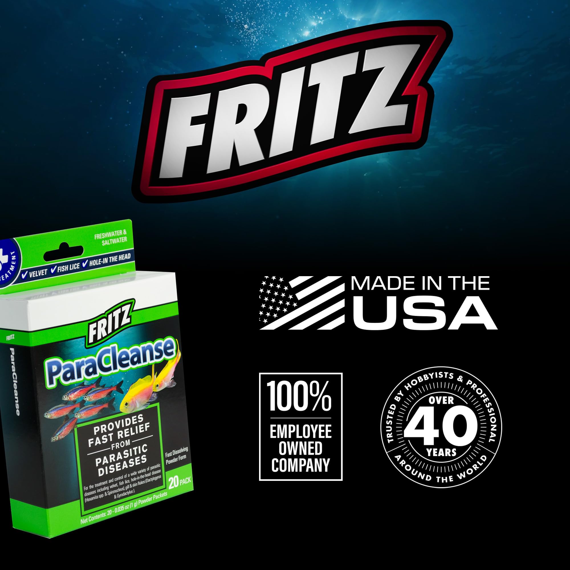 Healthy aquarium ambiance after ParaCleanse treatment showing parasite control benefits.