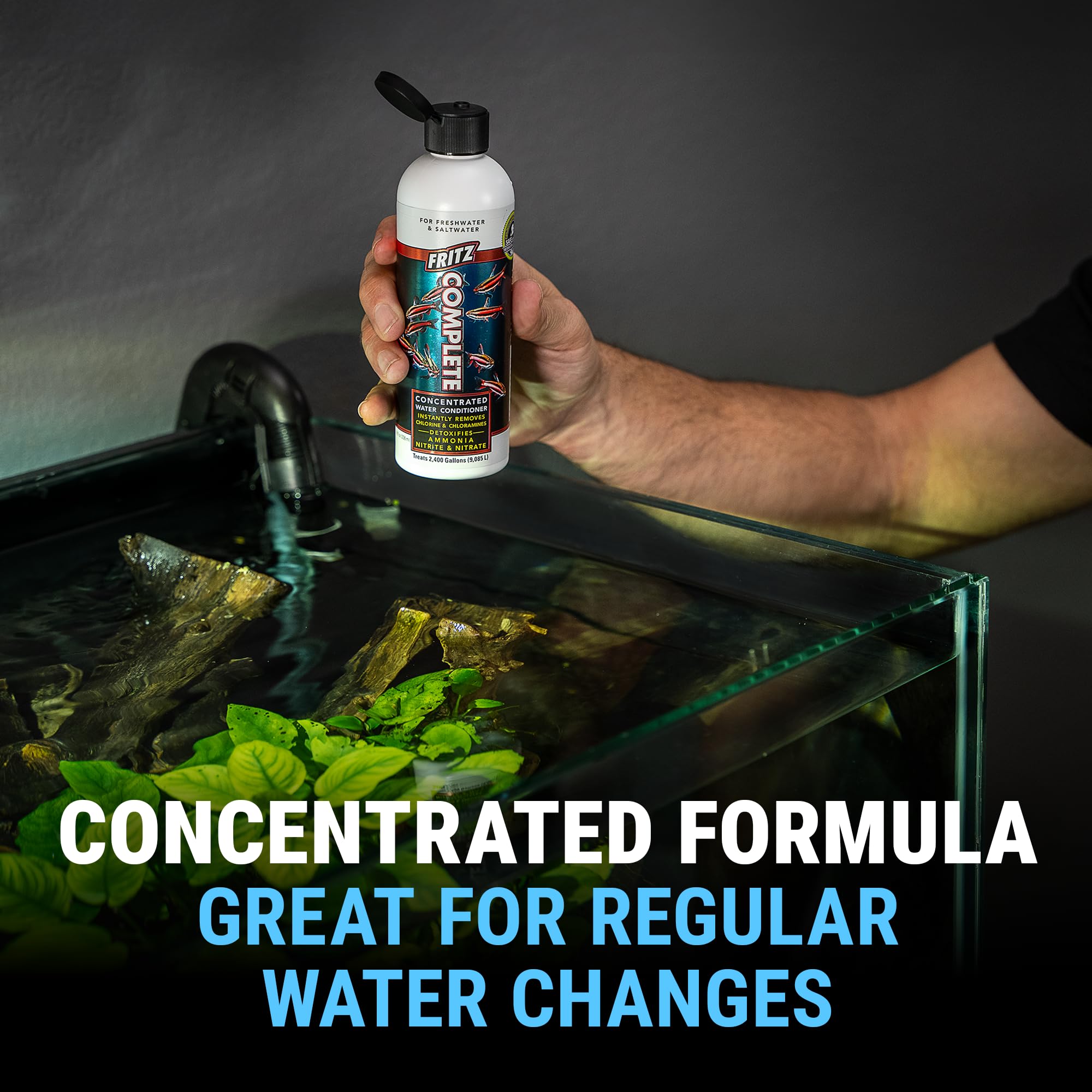 Fritz Complete-reef-aquarium shows coral-friendly detoxification in reef tanks.