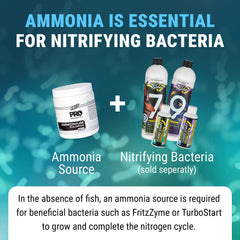 Fritz Pro Aquatics Ammonium Chloride packaging signals professional-grade quality.