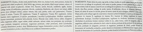 Fromm Four-Star Chicken A La Veg served bowl—appealing texture encourages consistent all-life-stages meals.