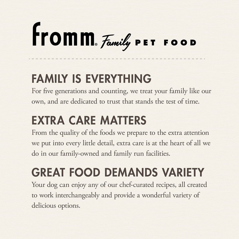 Fromm family-owned heritage label on Fromm Four-Star packaging