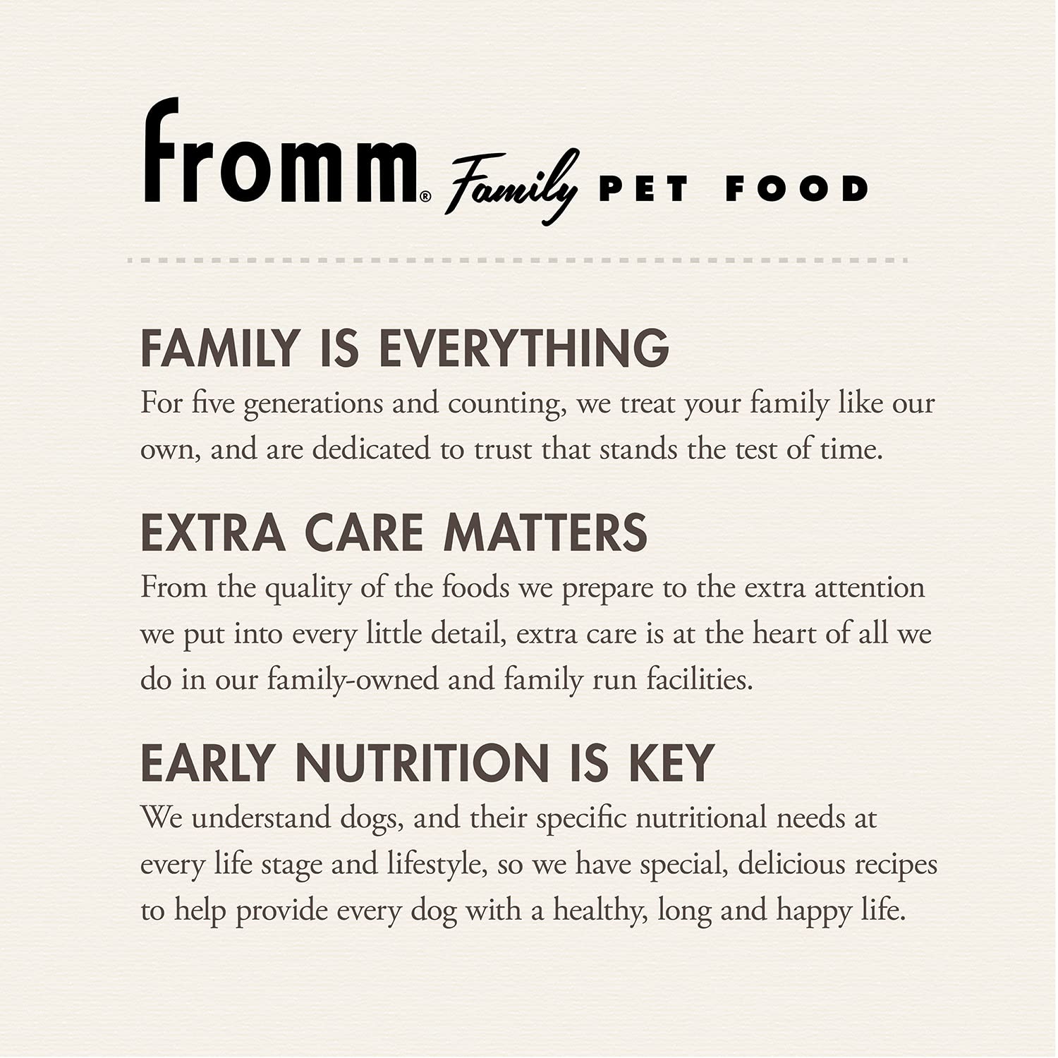 Fromm Puppy Gold whole-grain-blend image showcases energy-supporting carbs and essential nutrients.