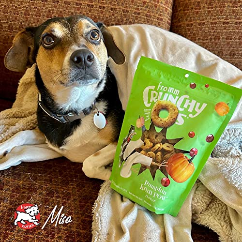 Fromm travel-friendly resealable bag for convenient treats anywhere.