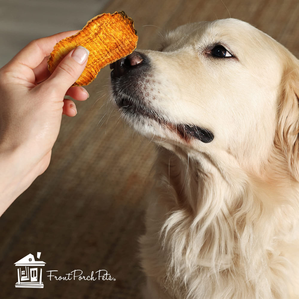 Front Porch Pets Sweet Potato Dog Chewz USA-made by a chef