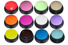 FRQNTKPA 12 color buttons pack shot emphasizing vibrant colors for interactive learning and fun.