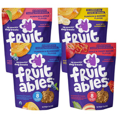 Fruitables pumpkin aroma close-up highlights irresistible pumpkin flavor for dogs