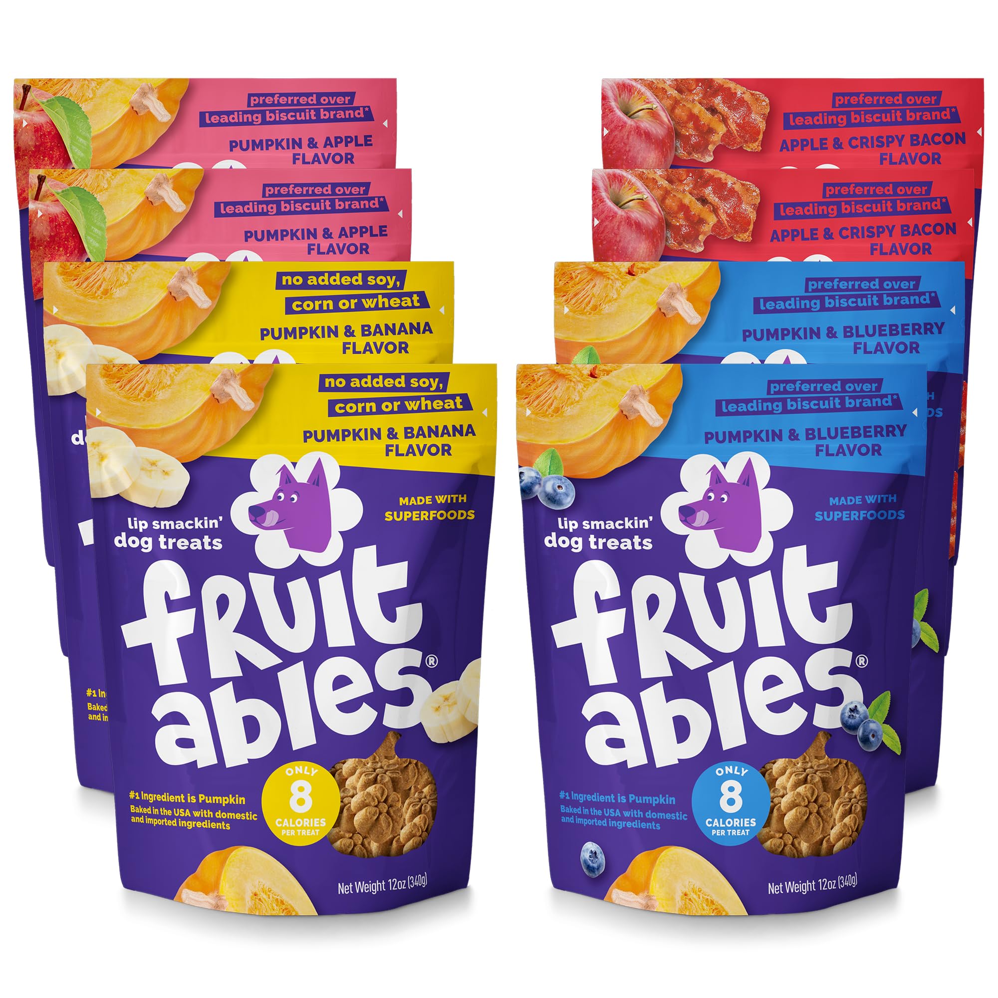 Fruitables pumpkin-bag shows real pumpkin flavor dogs love