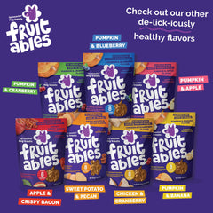 Fruitables pumpkin-apple treats close-up highlighting real ingredients and flavor