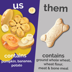 Fruitables pumpkin-banana treats close-up with appealing aroma