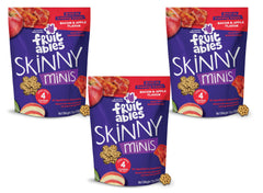 Fruitables Skinny Minis apple bacon soft-chewy treat close-up, ideal training reward for small dogs