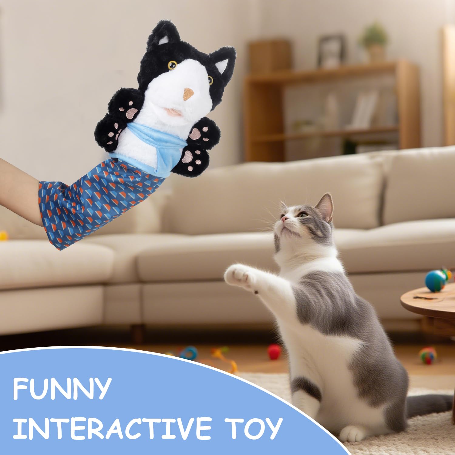 Fsawdnn Cat Wrestler on-hand-use demonstrates easy, interactive bonding during play.
